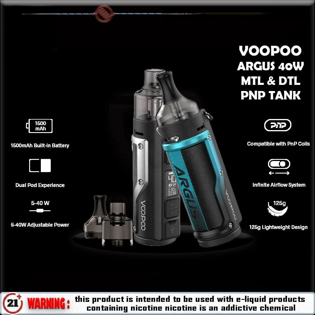 VOOPOO ARGUS 40W POD KIT 1500mAh - Vape Here Store