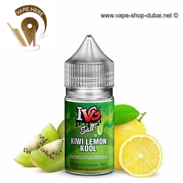 Kiwi Lemon Kool 30ml SaltNic by IVG - Vape Here Store