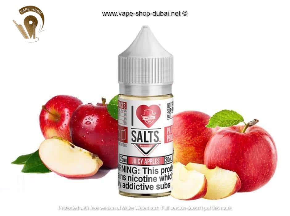 Juicy Apples - I Love Salts / Mad Hatter Juice - Vape Here Store