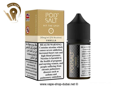 Pod Salt Vanilla - NicSalt - Vape Here Store