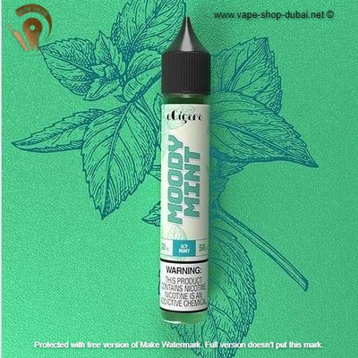 Moody Mint Saltnic by eCigara - Vape Here Store