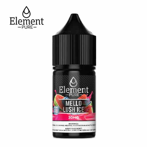 ELEMENT PURE - MELLO LUSH ICE SALTNIC 30ML - Vape Here Store