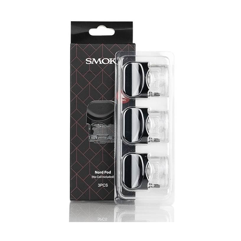 SMOK Nord Empty Pods without coils - 3 pods (Clearance Offer) - Vape Here Store