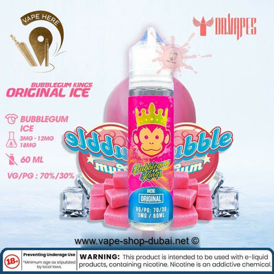 Bubble Gum Kings Original Ice 60ml by Dr. Vapes - Vape Here Store