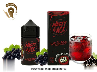 Bad Blood ( Blackcurrant ) - Nasty 60ml - Vape Here Store