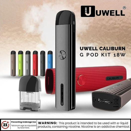 Uwell Caliburn G Pod System 690mAh - 15W - Vape Here Store