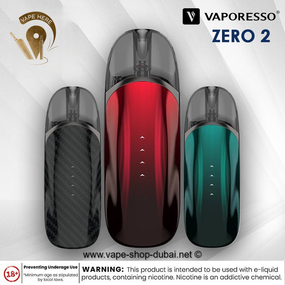 VAPORESSO ZERO 2 POD SYSTEM - Vape Here Store