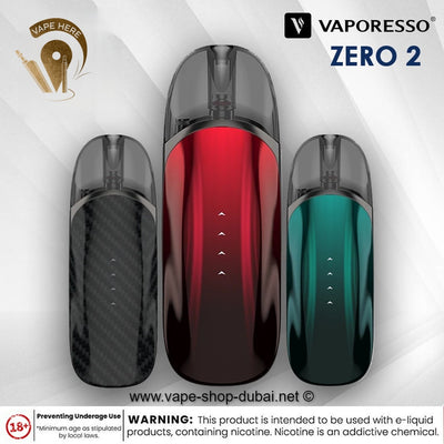 VAPORESSO ZERO 2 POD SYSTEM - Vape Here Store