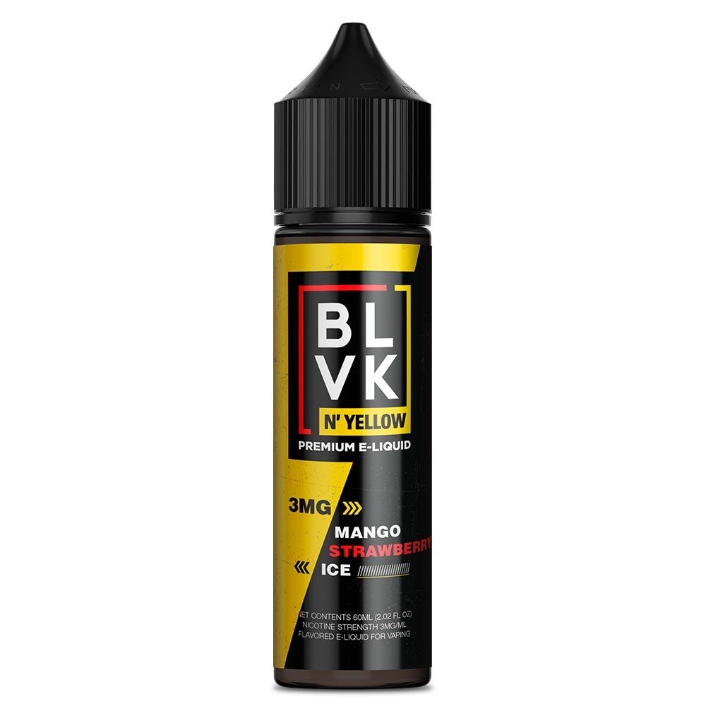 BLVK MANGO STRAWBERRY ICE E-Liquids 60ml - BLVK YELLOW SERIES - Vape Here Store