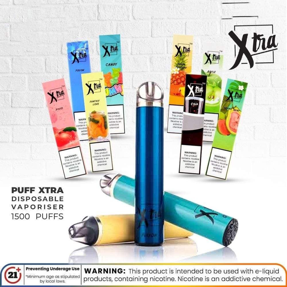 XTRA Mini Disposable Vaporiser - 800 puffs (20mg) - Vape Here Store