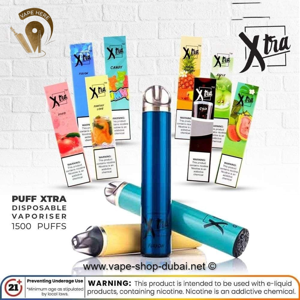 XTRA Mini Disposable Vaporiser - 800 puffs (20mg) - Vape Here Store