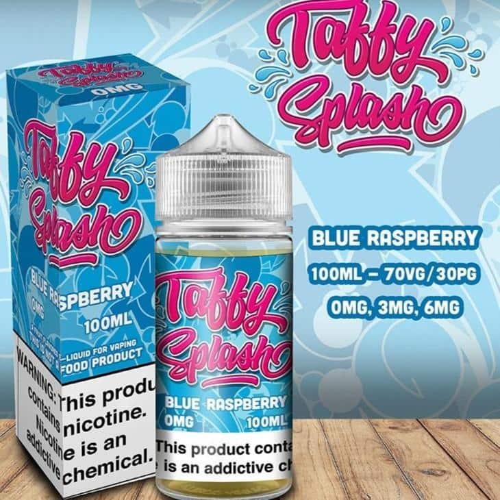 Blue Raspberry Taffy E liquid by Taffy Splash - Vape Here Store