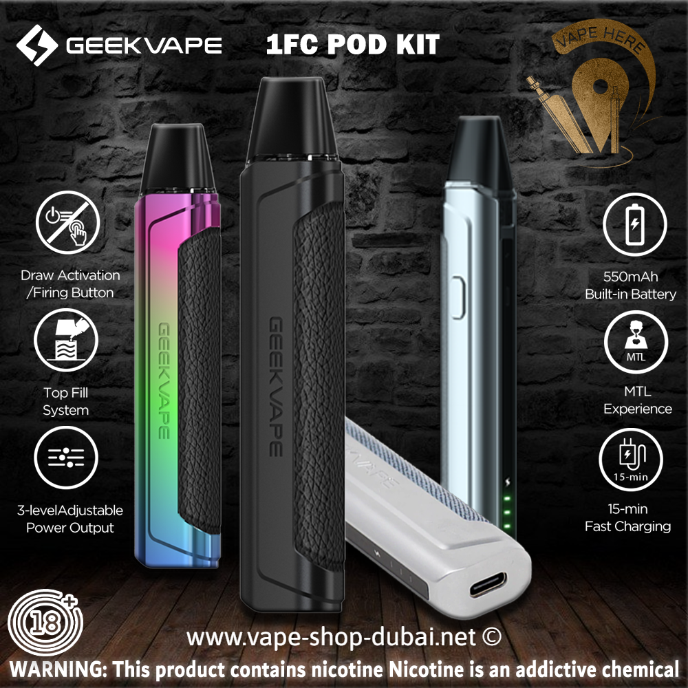 GEEKVAPE 1FC Pod System 550mAh - Vape Here Store