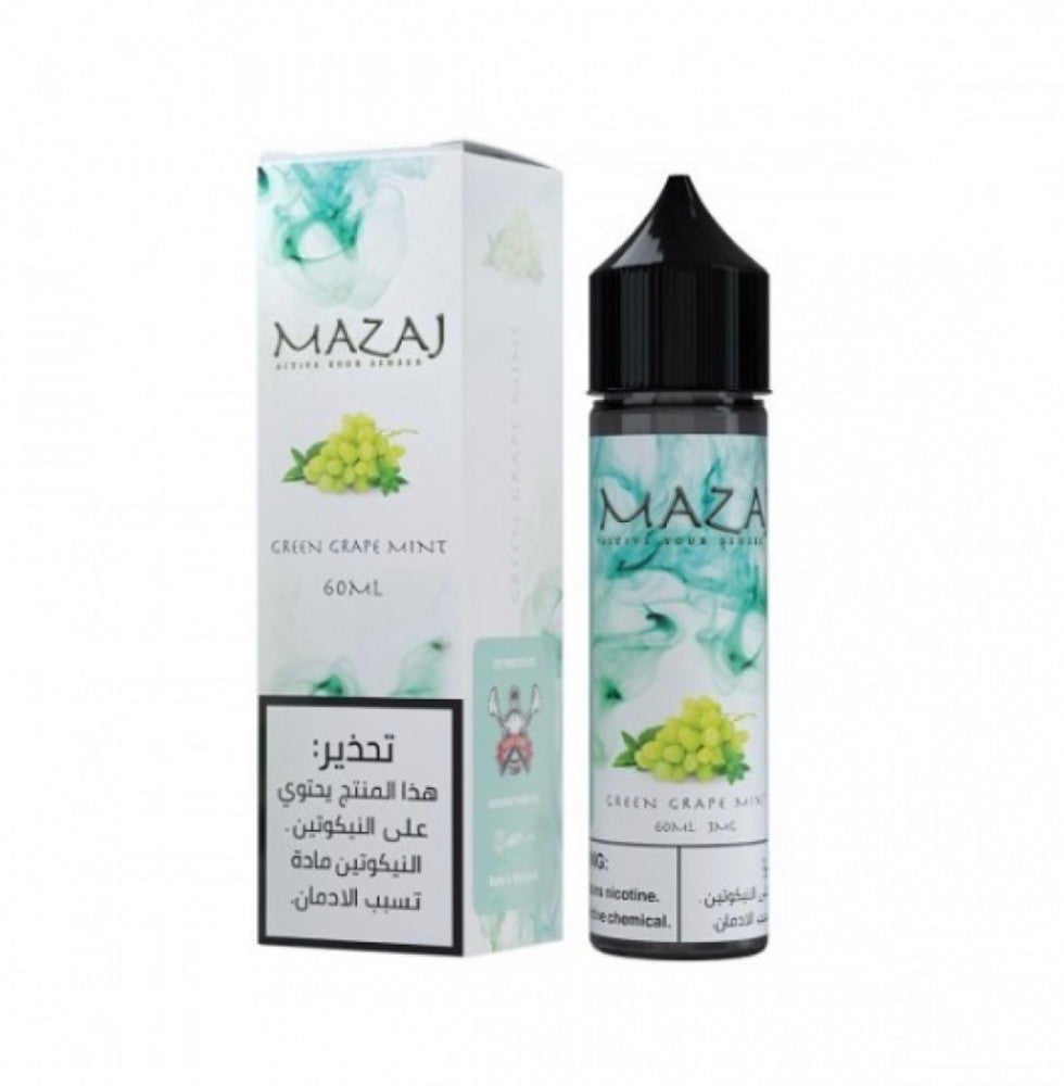 Green Grape Mint -  by Mazaj 60ml E Juice - Vape Here Store