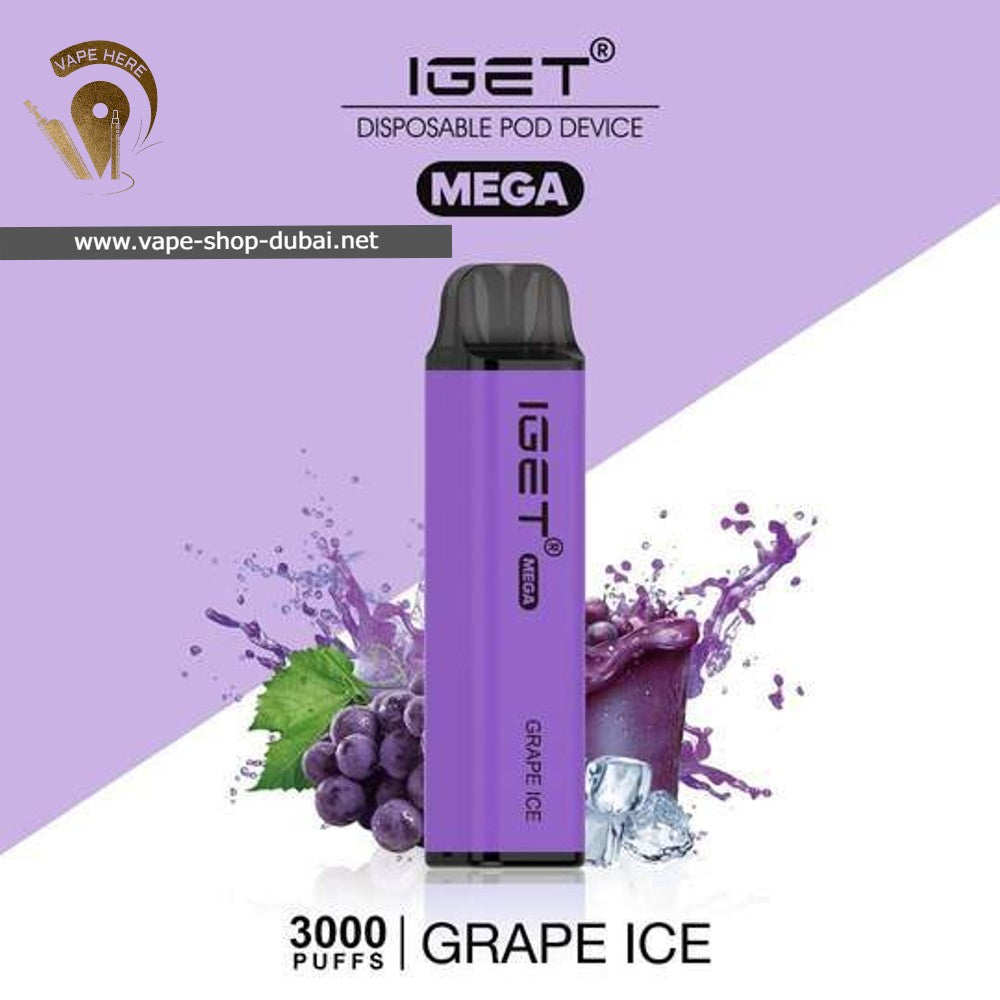 IGET MEGA Disposable Vape 3000 Puff - Vape Here Store