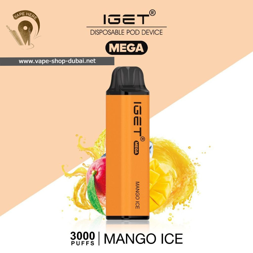 IGET MEGA Disposable Vape 3000 Puff - Vape Here Store