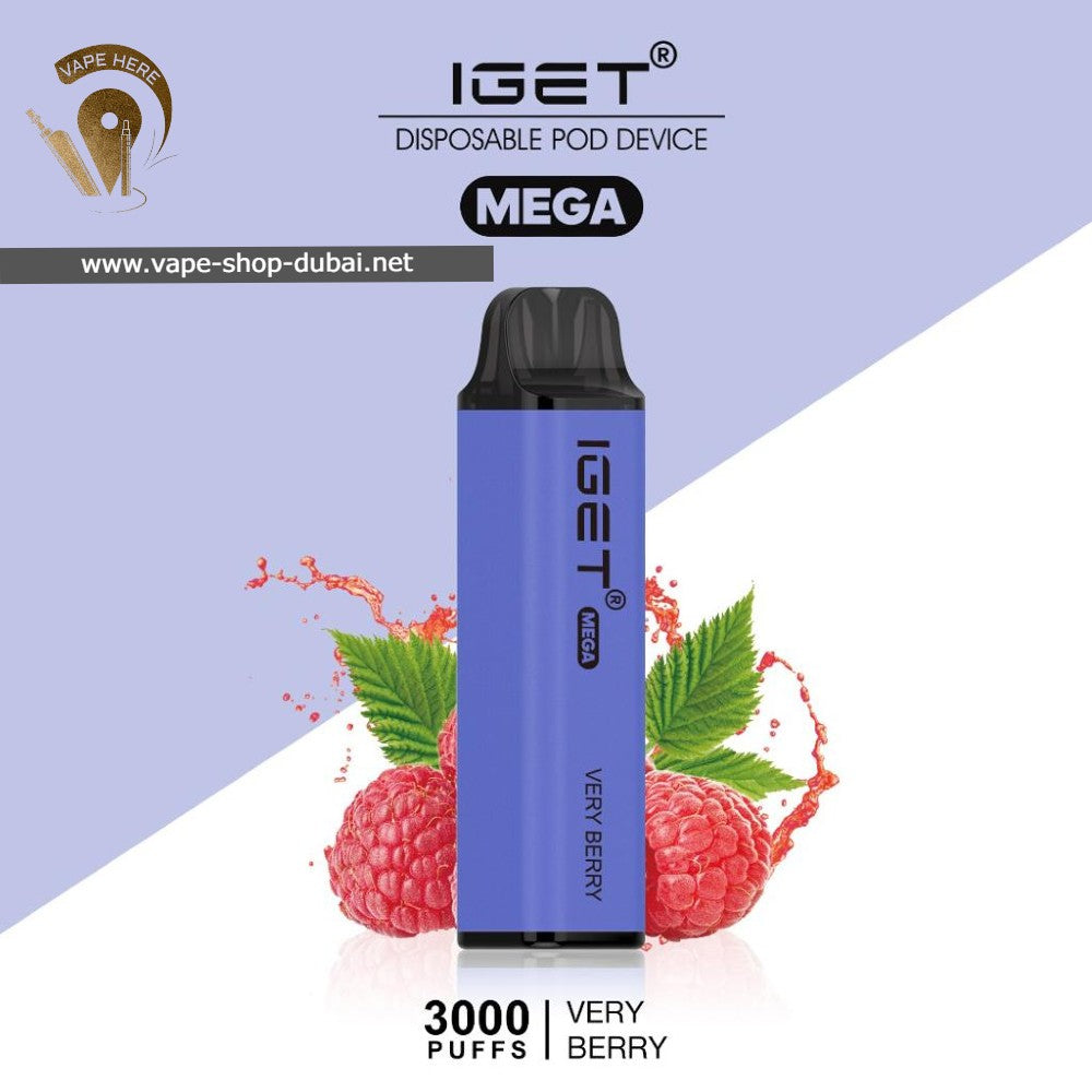 IGET MEGA Disposable Vape 3000 Puff - Vape Here Store