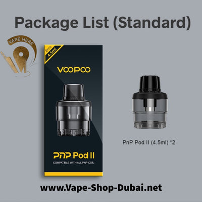 VOOPOO PNP II REPLACEMENT PODS 4.5ml - Vape Here Store