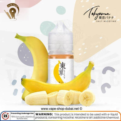 TOKYO BANANA SALTNIC 30ML- CLASSIC SERIES - Vape Here Store