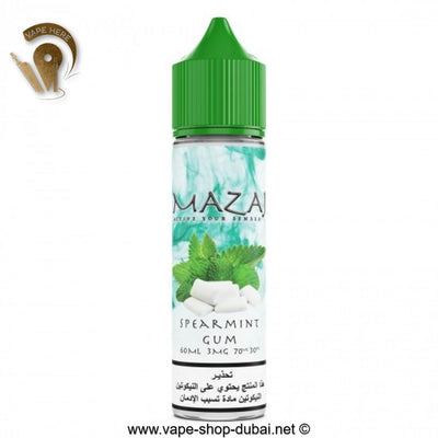 Spearmint Gum -  by Mazaj 60ml E Juice - Vape Here Store