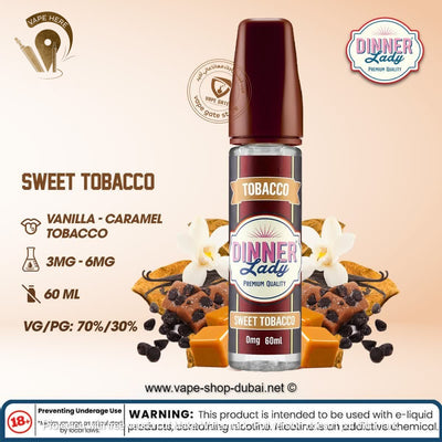 Sweet Tobacco - Dinner Lady - Vape Here Store