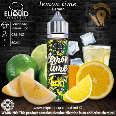 LEMON TIME LEMON - ELIQUID FRANCE - Vape Here Store