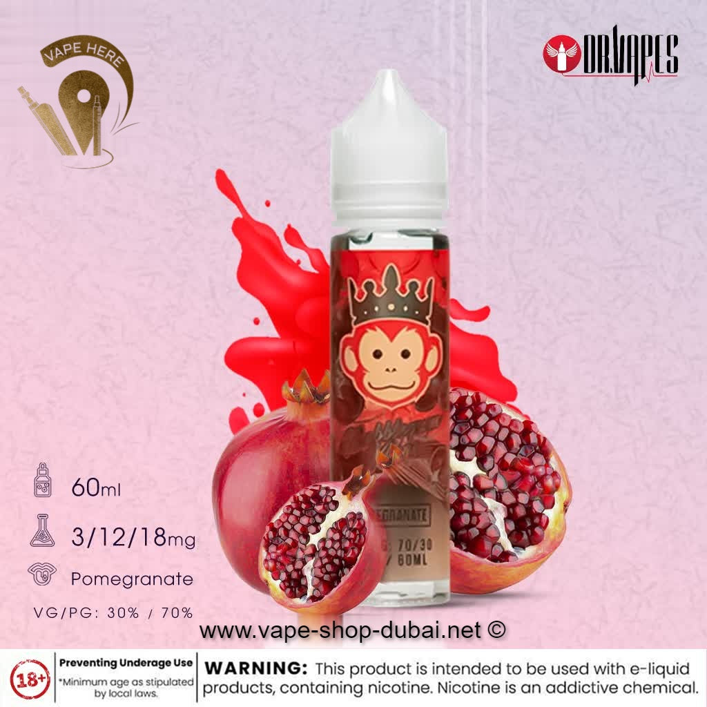Bubble Gum Kings Pomegranate 60ml by Dr. Vapes - Vape Here Store