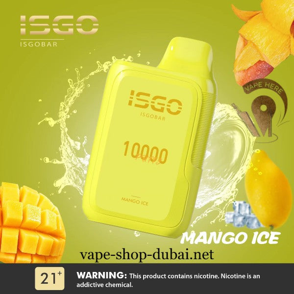 ISGO BAR 10,000 PUFFS DISPOSABLE VAPE - Vape Here Store