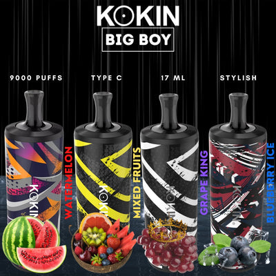 KOKIN BIG BOY 9000 PUFFS DISPOSABLE VAPE - Vape Here Store