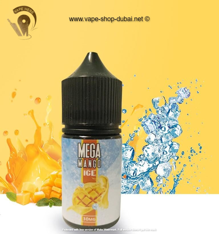 Mega Mango Ice 30ml SaltNic - Grand E-Liquid - Vape Here Store