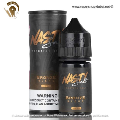 Bronze Blend 30ml Saltnic by Nasty - Vape Here Store