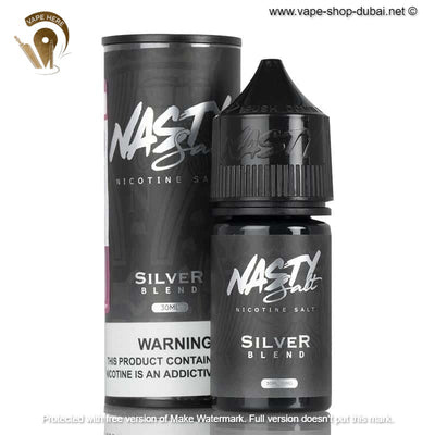 Silver Blend 30ml Saltnic by Nasty - Vape Here Store