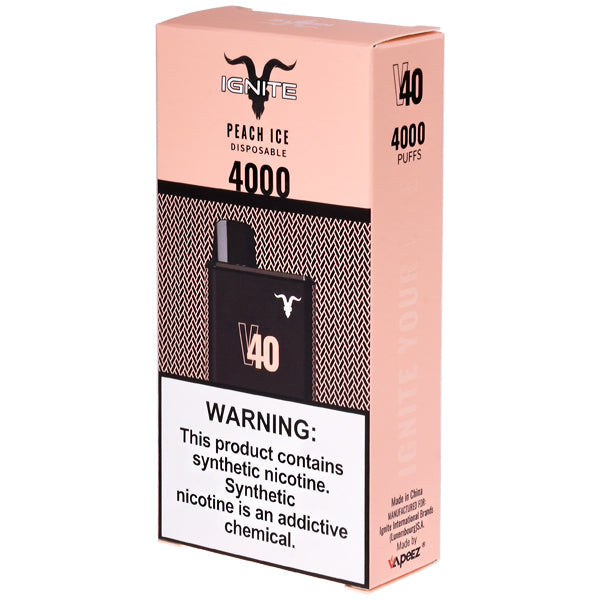 IGNITE – V40 (4000+ Puffs) Disposable Vape ABU DHABI DUBAI KSA