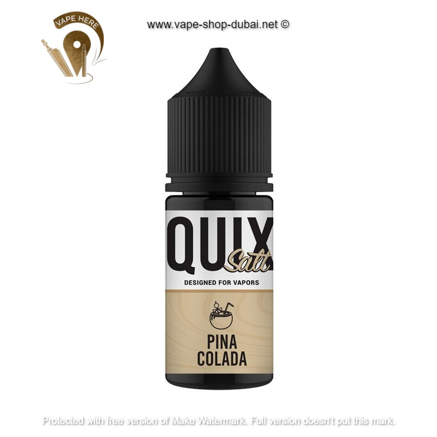 QUIX SALT - PINA COLADA 30ML - Vape Here Store