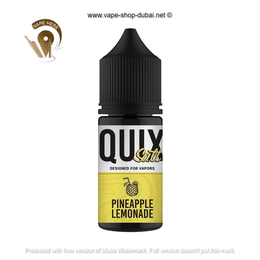 QUIX SALT - PINEAPPLE LEMONADE 30ML - Vape Here Store