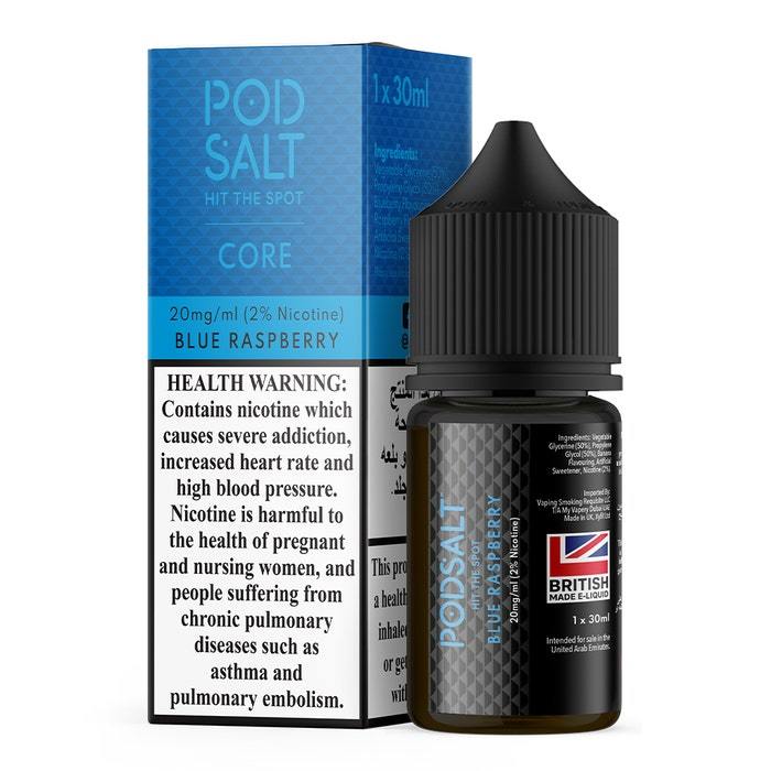 Pod Salt - Blue Raspberry - NicSalt - Vape Here Store