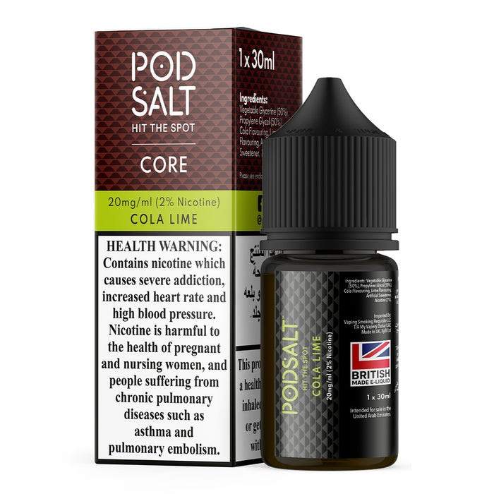 Pod Salt - Cola Lime - NicSalt - Vape Here Store
