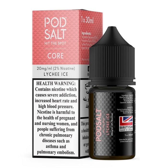 Pod Salt - Lychee Ice - NicSalt - Vape Here Store