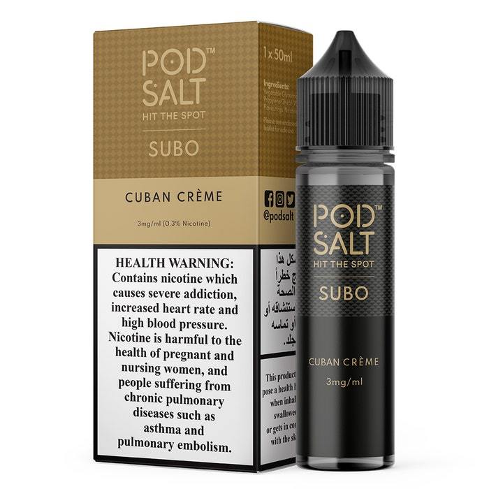 Pod Salt - Cuban Creme - Eliquid - Vape Here Store