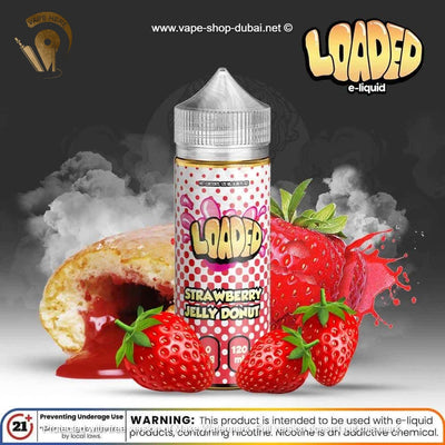 Strawberry Jelly Donut - Loaded 120ml - Vape Here Store