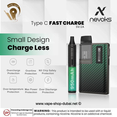 NEVOKS PAGEE 950mAh Pod Kit - Vape Here Store