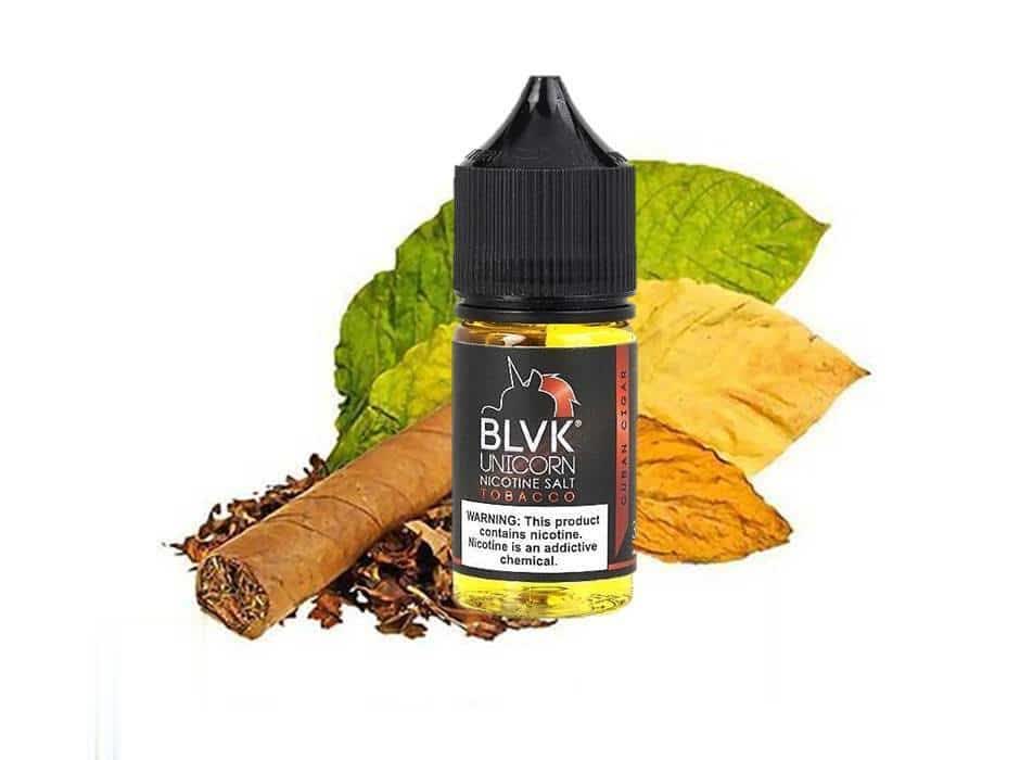 BLVK CUBAN CIGAR SaltNic 30ml - BLVK UNICORN SERIES - Vape Here Store