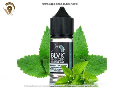 BLVK SPEARMINT SaltNic 30ml - BLVK UNICORN SERIES - Vape Here Store