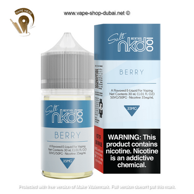 Naked 100 - Berry Menthol Saltnic 30ml - Vape Here Store