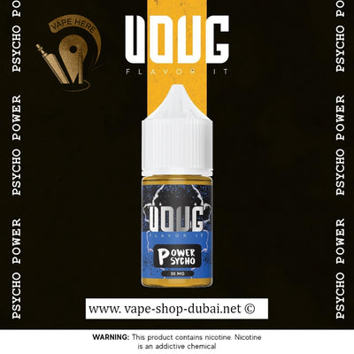 VOUG POWER PSYCHO SALTNIC 30ML - Vape Here Store