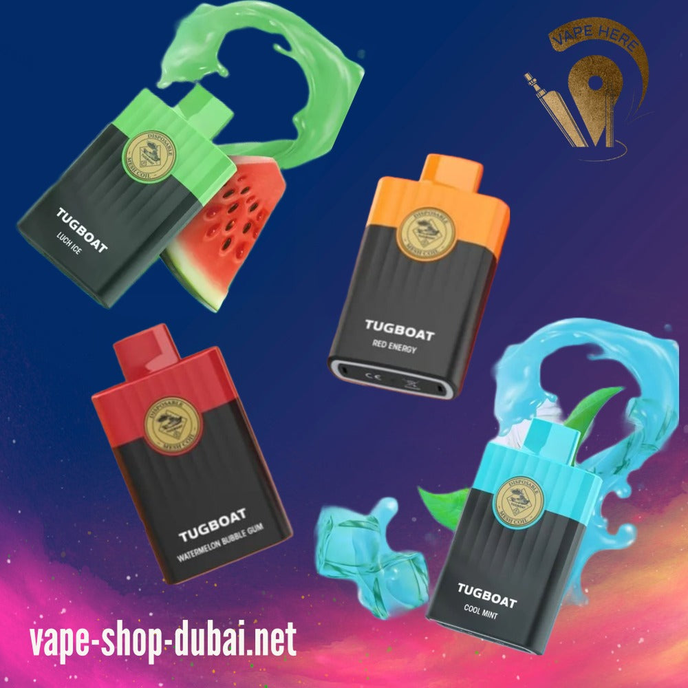 TUGBOAT HERO 8000 PUFFS DISPOSABLE VAPE - Vape Here Store