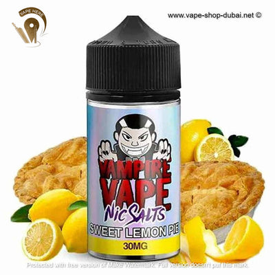 Sweet Lemon Pie Saltnic by Vampire Vape - Vape Here Store