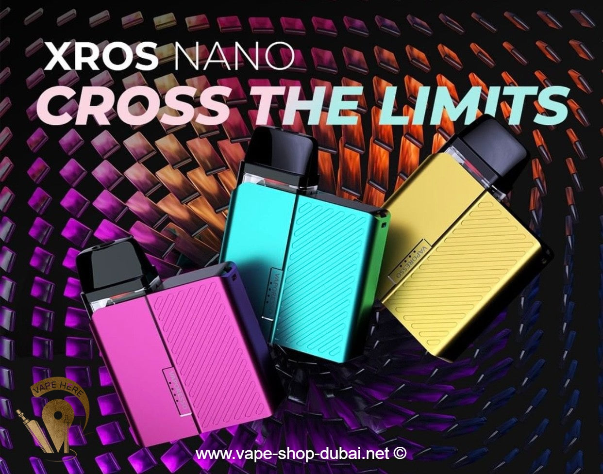 VAPORESSO XROS NANO 1000mAh POD SYSTEM - Vape Here Store