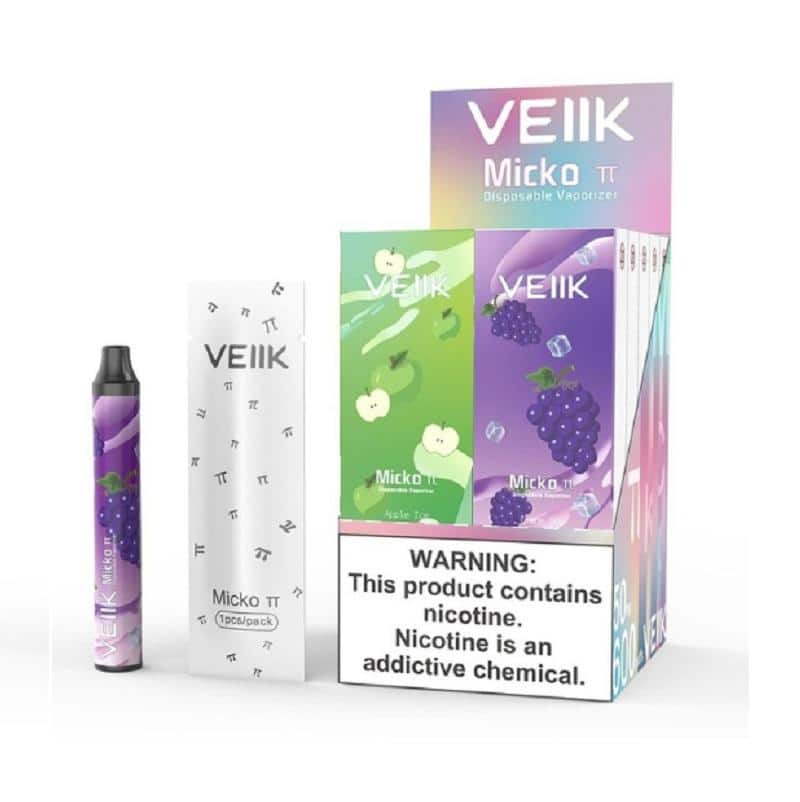 VEIIK MICKO π PIE Disposable Vaporizer - 600 Puffs - Vape Here Store