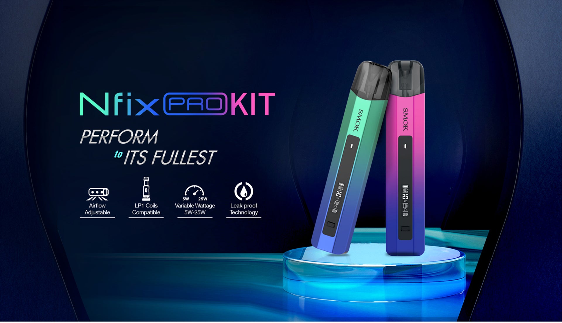 SMOK NFIX PRO 25W POD SYSTEM - Vape Here Store